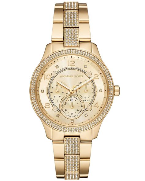 michael kors white gold|michael kors gold watch price.